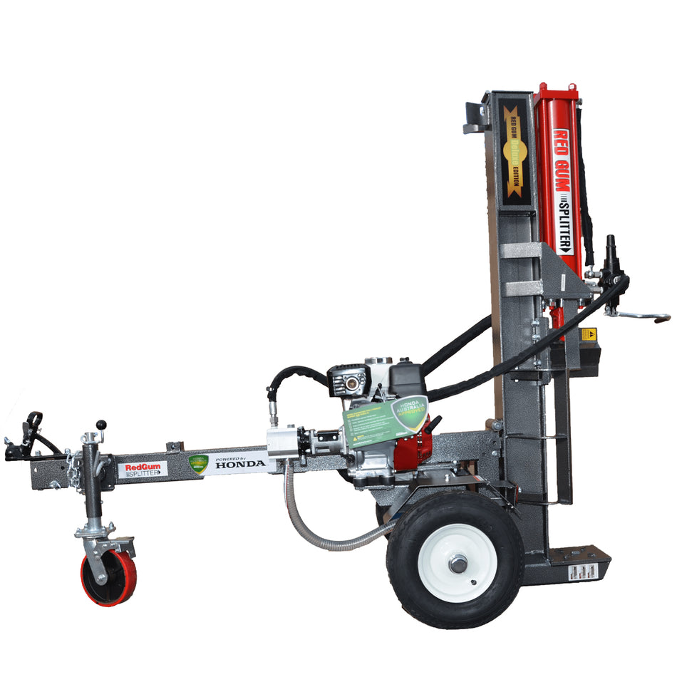 RedGum GX200 Deluxe Splitter - Commercial Honda GX200 engine, Oil Filter, with 2 years Warranty!