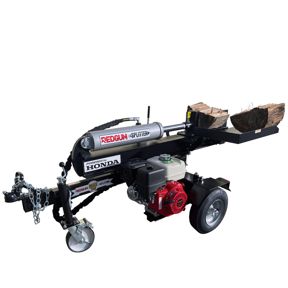 RedGum MAX 390 Log Splitter - Powerful Honda GX390 powered log splitter