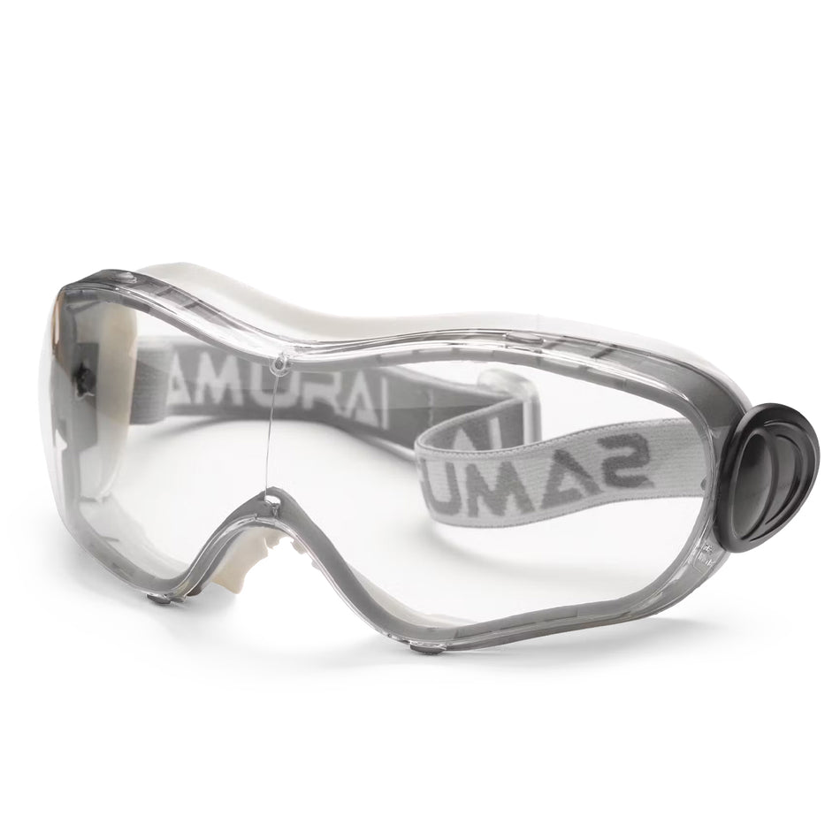 Samurai Pro Safety Goggles with Anti-Fog Lens - Designed for people who wear glasses