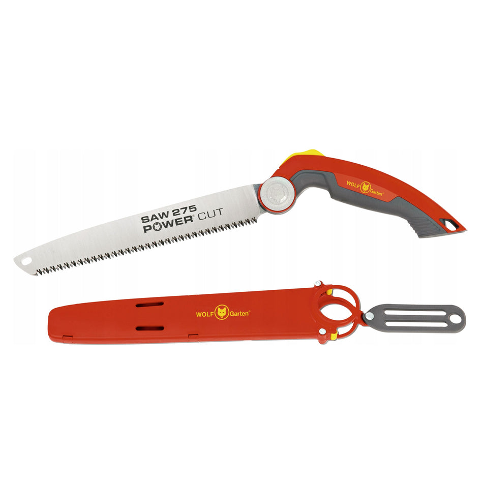 WOLF-Garten SAW PRO 275 Handsaw - Convenient sheath. Superior ergonomics. Built with hardened steel