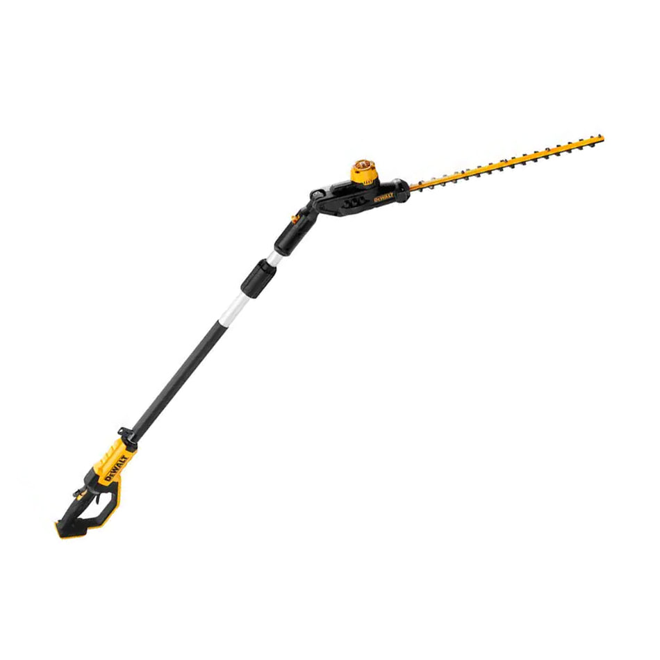 DeWALT 18V XR Pole Hedge Trimmer - Long-reach 18V Pole Hedge Trimmer with 7-position head & 55cm long blade!