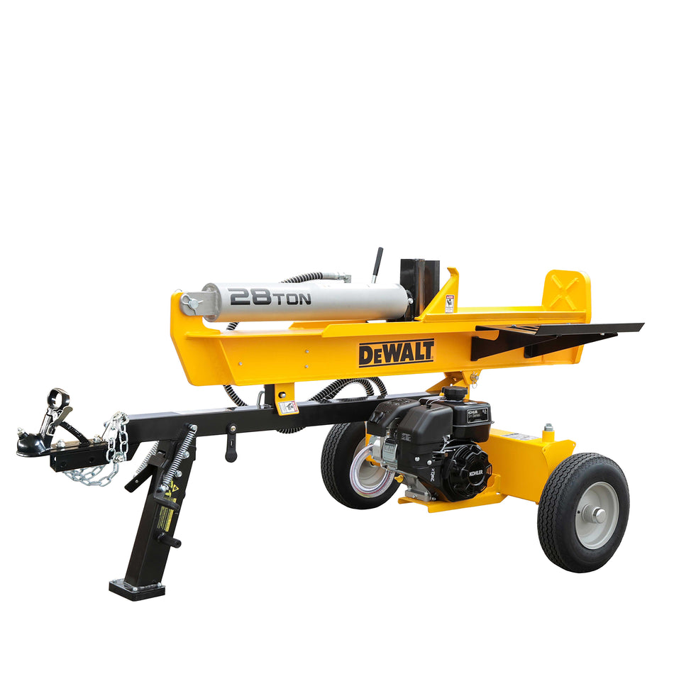 DeWALT 28T Log Splitter - 196cc Kohler engine, Fast 13s cycle time, Horizontal/Vertical Operation!