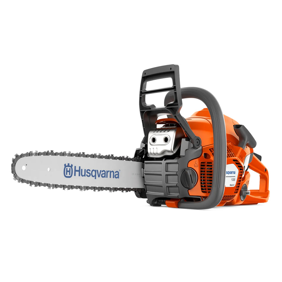 Husqvarna 135 M-II Saw ($79 BONUS) - 38cc saw with 16" bar, 4.7kg weight - FREE $79.95 BONUS!