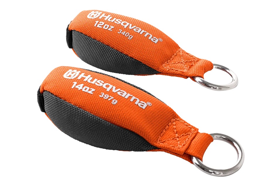Husqvarna Throw Weight - Throw weight for line setting.