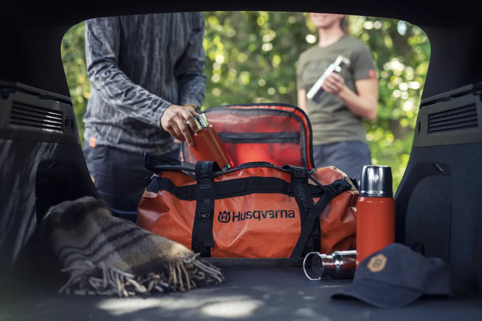 Husqvarna Xplorer Duffel Bag (55L) - Made of tough materials and smart features for all purposes.