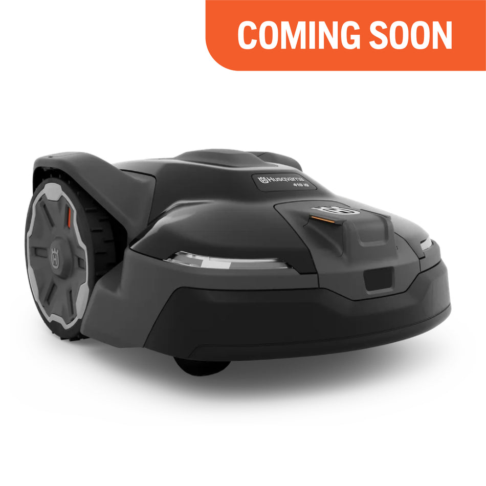 Husqvarna Automower® 410 iQ - Precision lawn care, reimagined – up to 0.5 acres / 2,000 m² capacity.