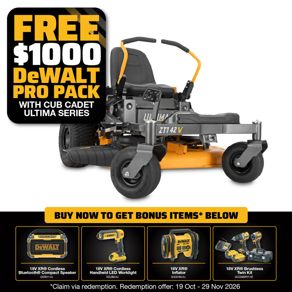 Cub Cadet Ultima ZT1 42 V Zero Turn Mower - With dual EZT 2200 hydrostatic transmissions for quick and effortless ground speed.