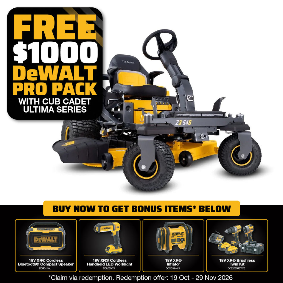 Cub Cadet Z3 54 S Zero Turn Mower - Zero turn agility and stable safe handling on slopes for challenging terrain.