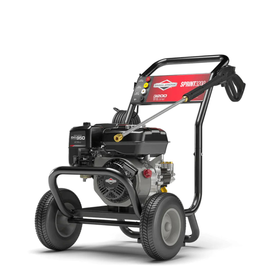 Briggs & Stratton 3200 PSI Sprint Series Petrol - Petrol Pressure Washer with 3200 PSI, 208cc Engine, 10.2 lt/min Max Flow