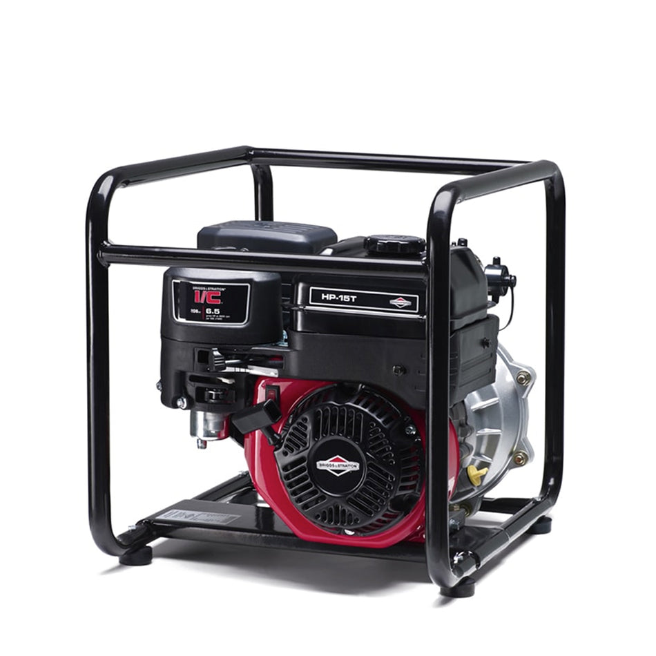 Briggs & Stratton B&S Twin Impeller HP15 Pump - High Pressure pump with Briggs 6.5 Gross HP I/C Engine and Flow Rate 340L/m