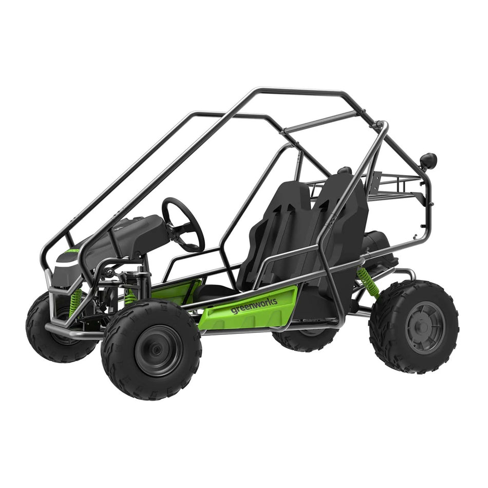 Greenworks 60V STEALTH Series All-Terrain 2-Seat Electric Youth Go-Kart