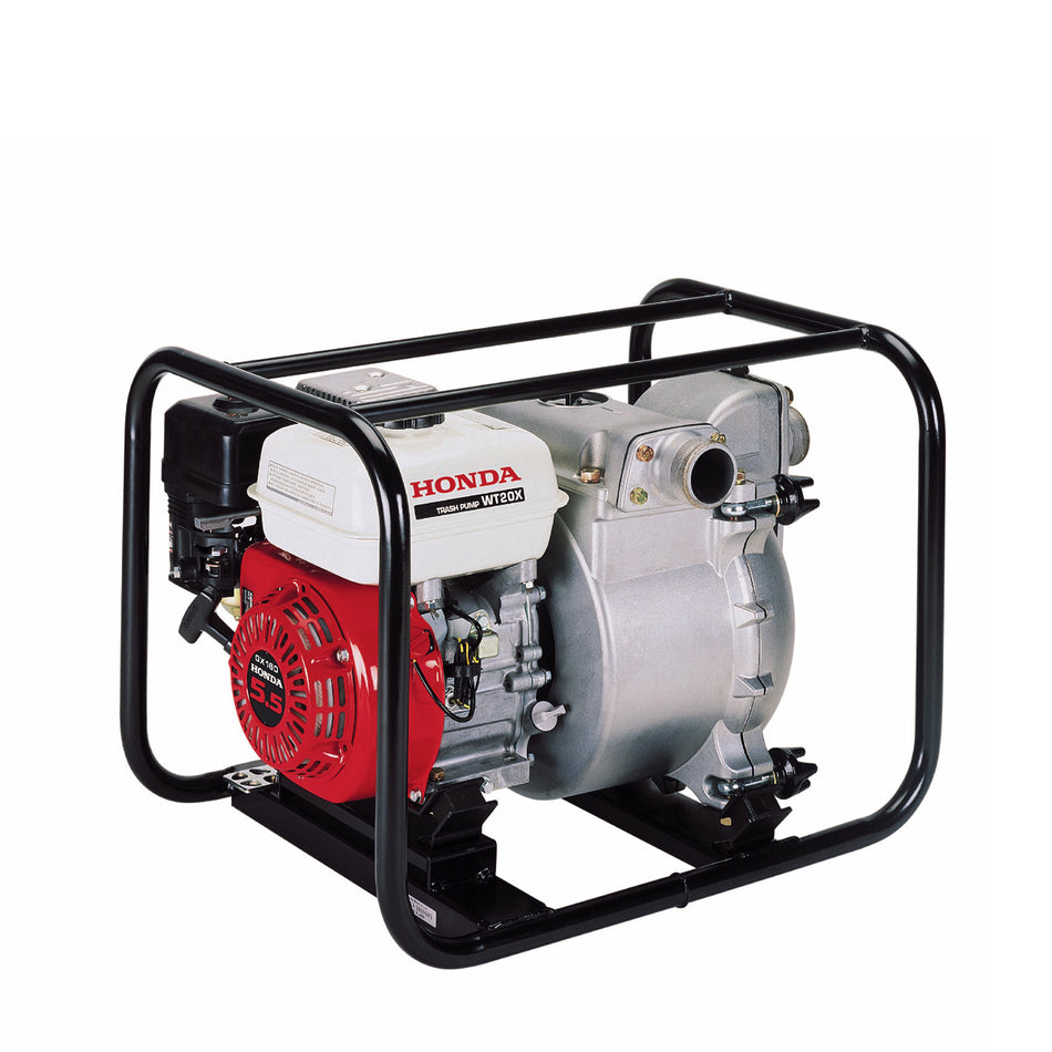 Honda WT20 Portable Trash Pump - Powerful, Portable 2" Trash pump powered by Honda GX160 Engine