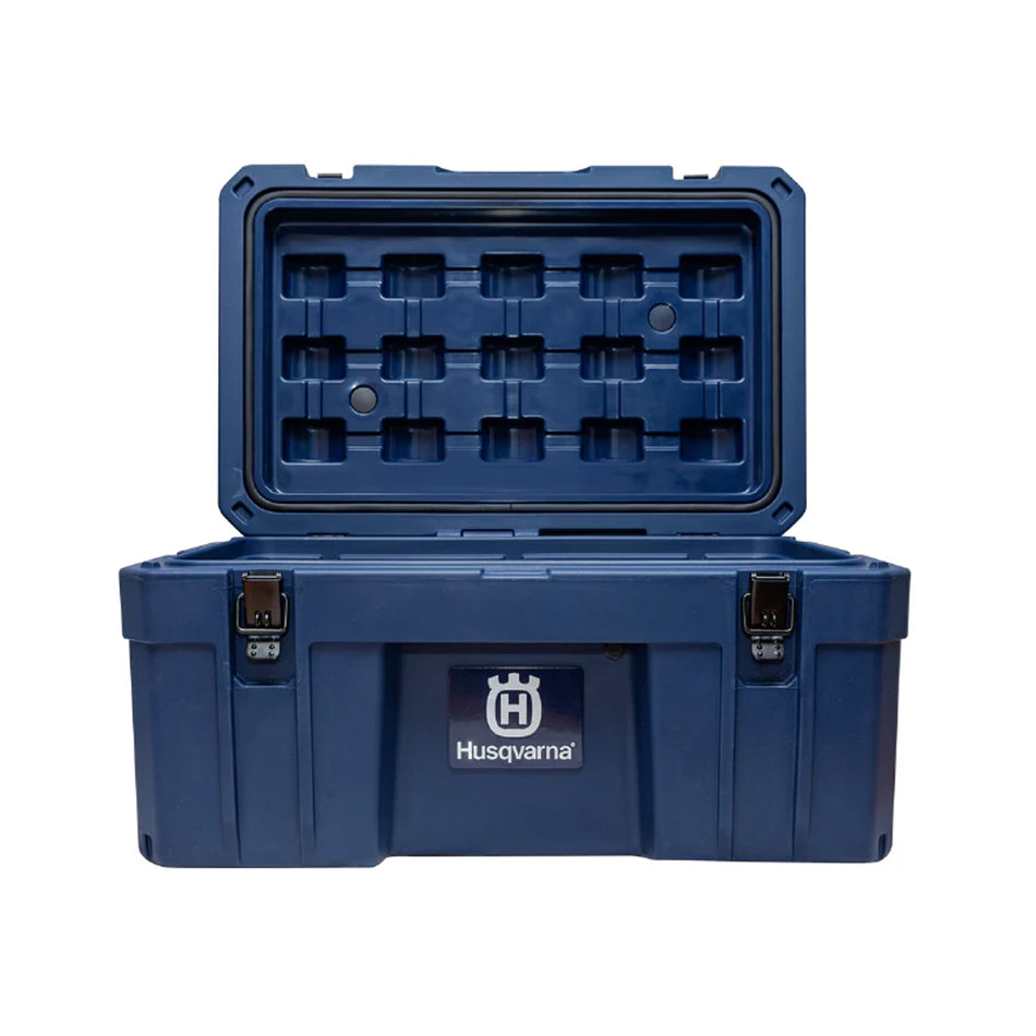 Husqvarna 76L Toolbox - UV stabilised, Water, dust and impact resistant, steel bottle opener!