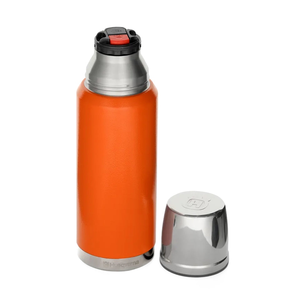 Husqvarna Xplorer 0.75L Bottle - Stainless steel bottle with double wall copper vacuum insulation