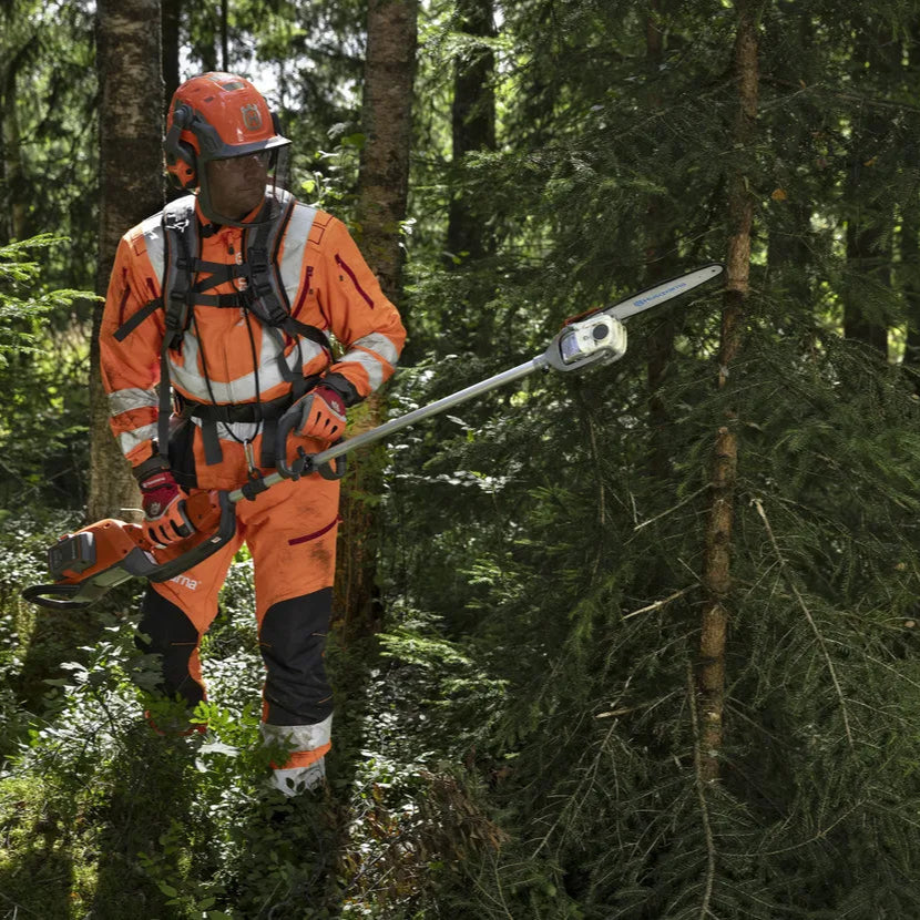 Husqvarna 530iPX Battery Pole Saw - Battery forestry clearing saw designed for easy handling in tough terrain