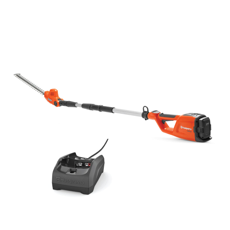 Husqvarna-Husqvarna 120iTK4-H Hedge Trimmer - Versatile hedge trimmer with long reach and adjustable cutting position-Battery Hedge Trimmer-120iTK4-H Trimmer Kit with Charger-