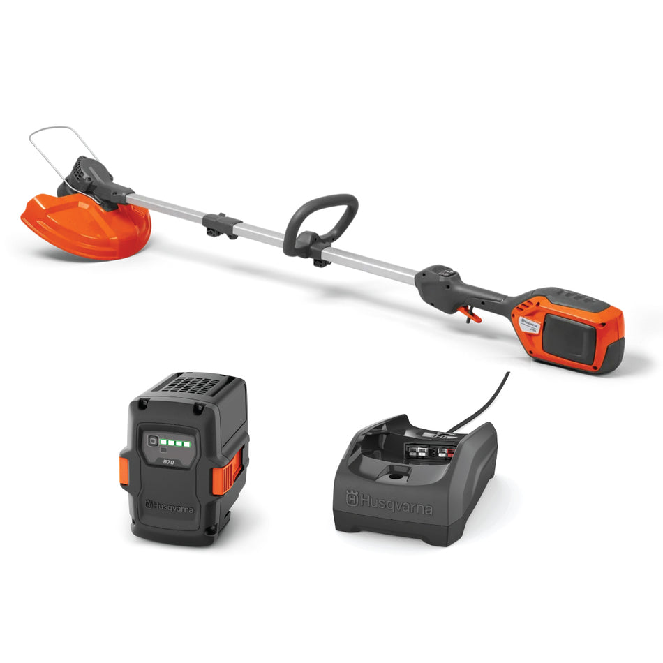 Husqvarna 215iL Battery Trimmer - Premium-quality, battery grass trimmer