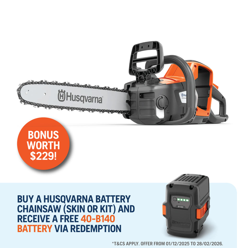 Husqvarna 240i Battery Chainsaw - *Brand New* Powerful battery saw for the homeowner with 16" bar!