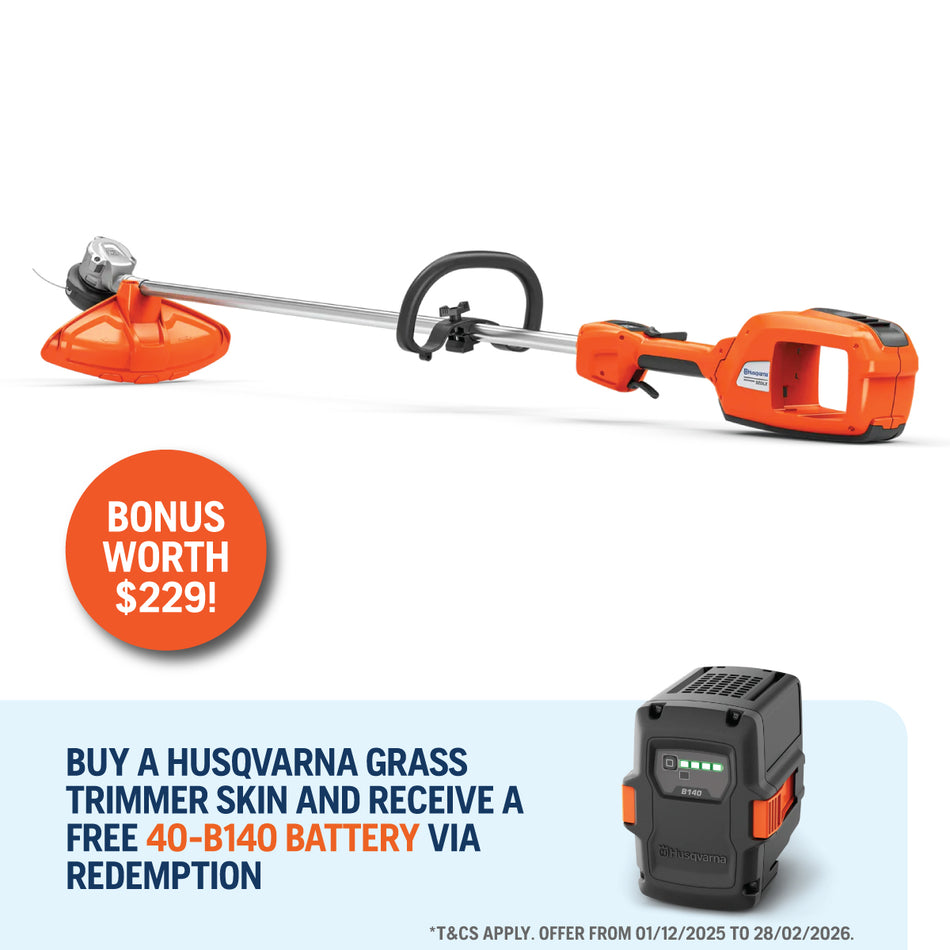 Husqvarna 520iLX Battery Trimmer - Professional battery powered 36V, 40cm cutting width with Brushless Motor