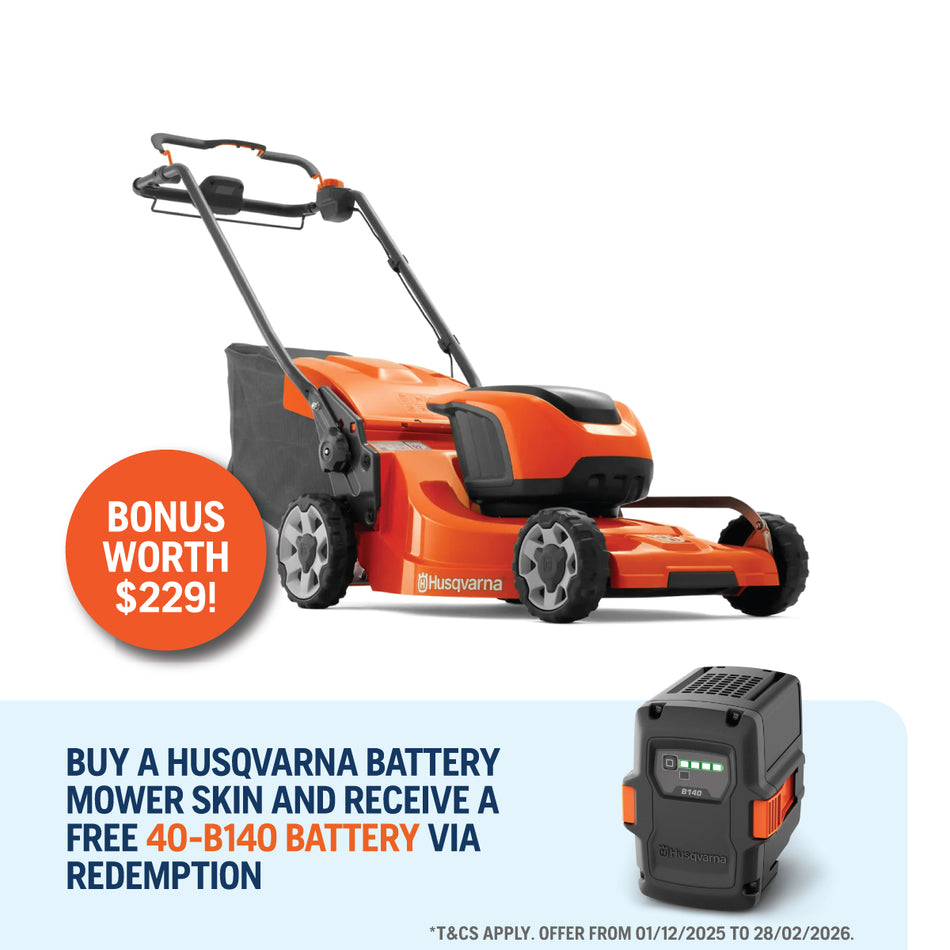 Husqvarna LC347iVX SP Battery Mower - Self-propelled battery lawn mower with 18.5" cutting width
