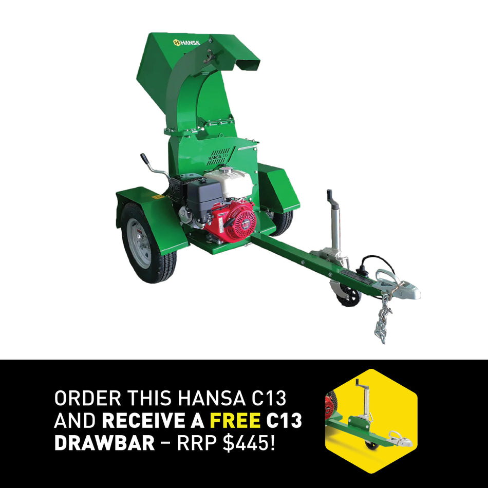 Hansa C13 Road Trailer (Swivel Out) with FREE $495 Drawbar!