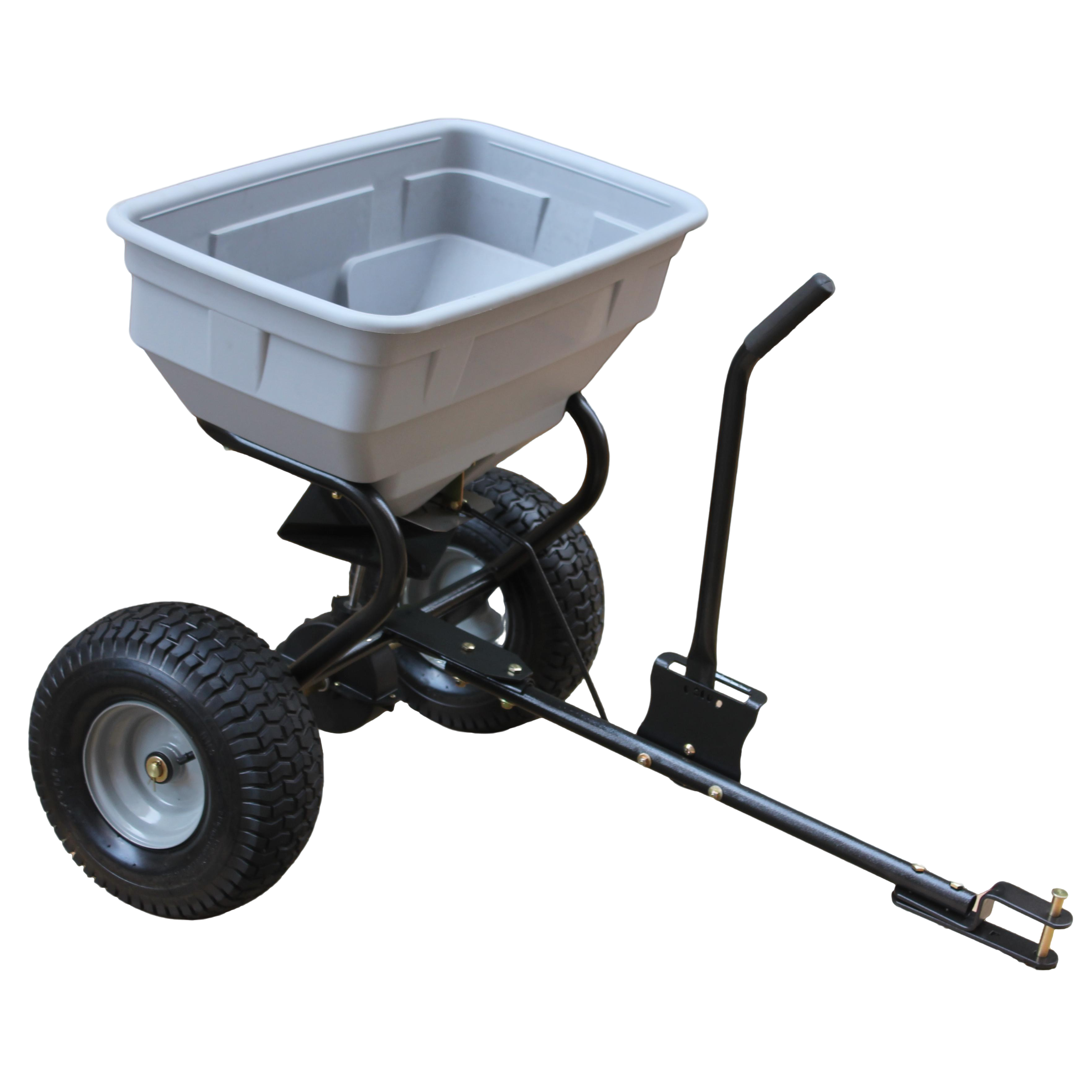 The RedShed-60L Tow-Behind Spreader - Lawn Fertiliser Spreader with 56kg Capacity & 14" Pneumatic Wheels-Spreader-