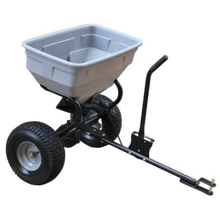 The RedShed-60L Tow-Behind Spreader - Lawn Fertiliser Spreader with 56kg Capacity & 14" Pneumatic Wheels-Spreader-