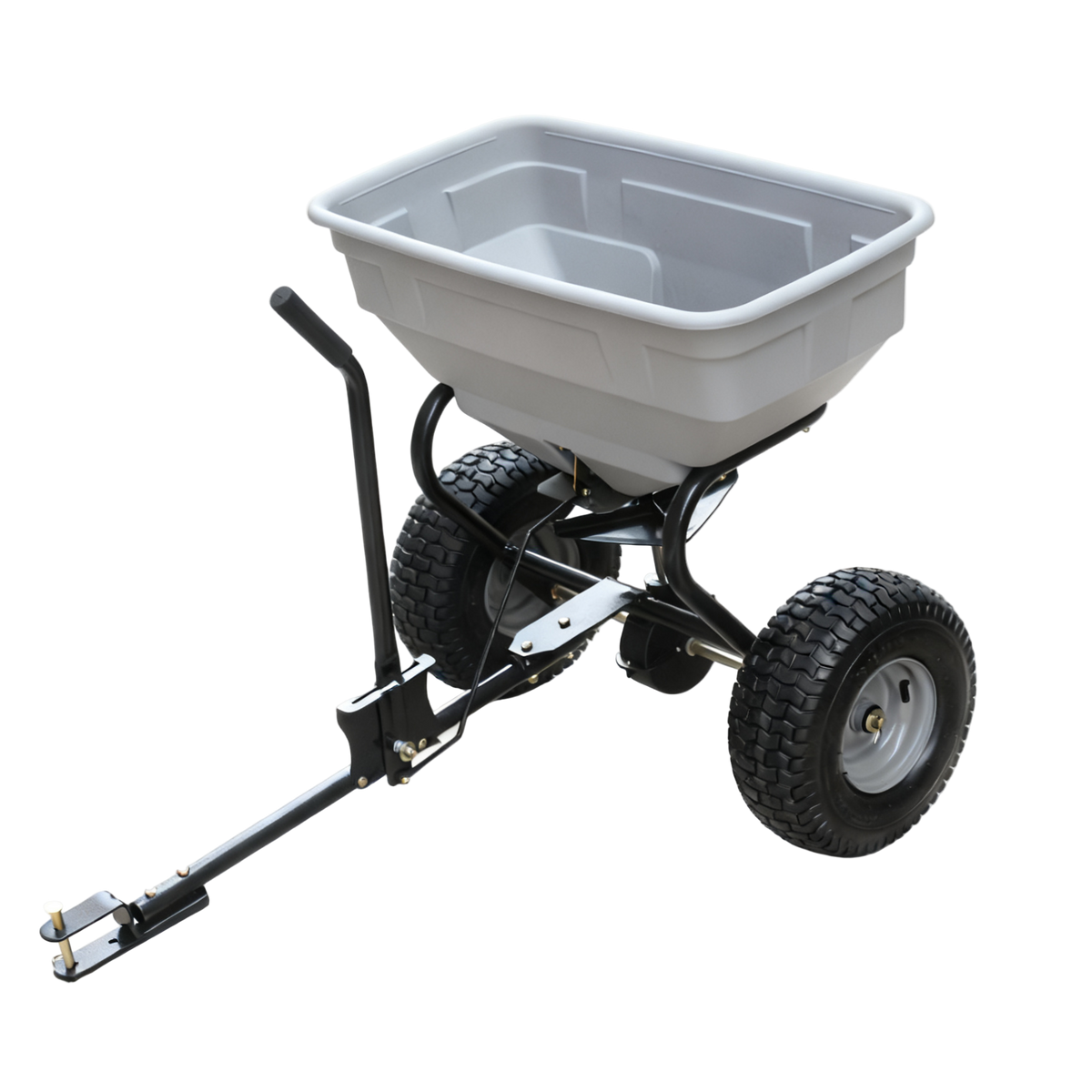 The RedShed-60L Tow-Behind Spreader - Lawn Fertiliser Spreader with 56kg Capacity & 14" Pneumatic Wheels-Spreader-