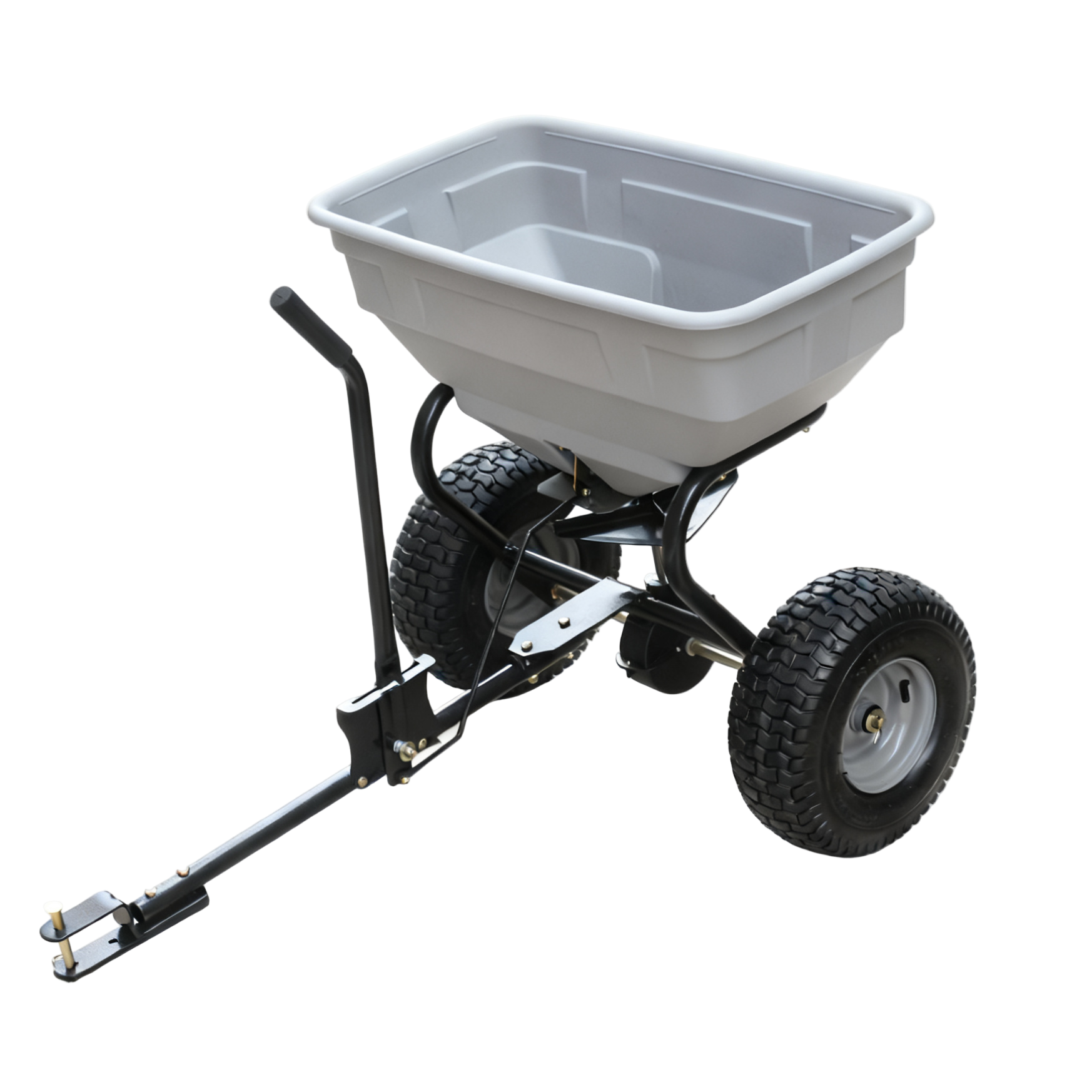 The RedShed-60L Tow-Behind Spreader - Lawn Fertiliser Spreader with 56kg Capacity & 14" Pneumatic Wheels-Spreader-