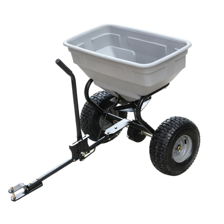 The RedShed-60L Tow-Behind Spreader - Lawn Fertiliser Spreader with 56kg Capacity & 14" Pneumatic Wheels-Spreader-
