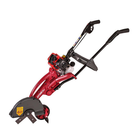 Atom-Atom 586 Super-Pro 2-Stroke Edger - 48cc Mitsubishi TLE48. Low fuel consumption. Anti-vibration system-Lawn Edger-