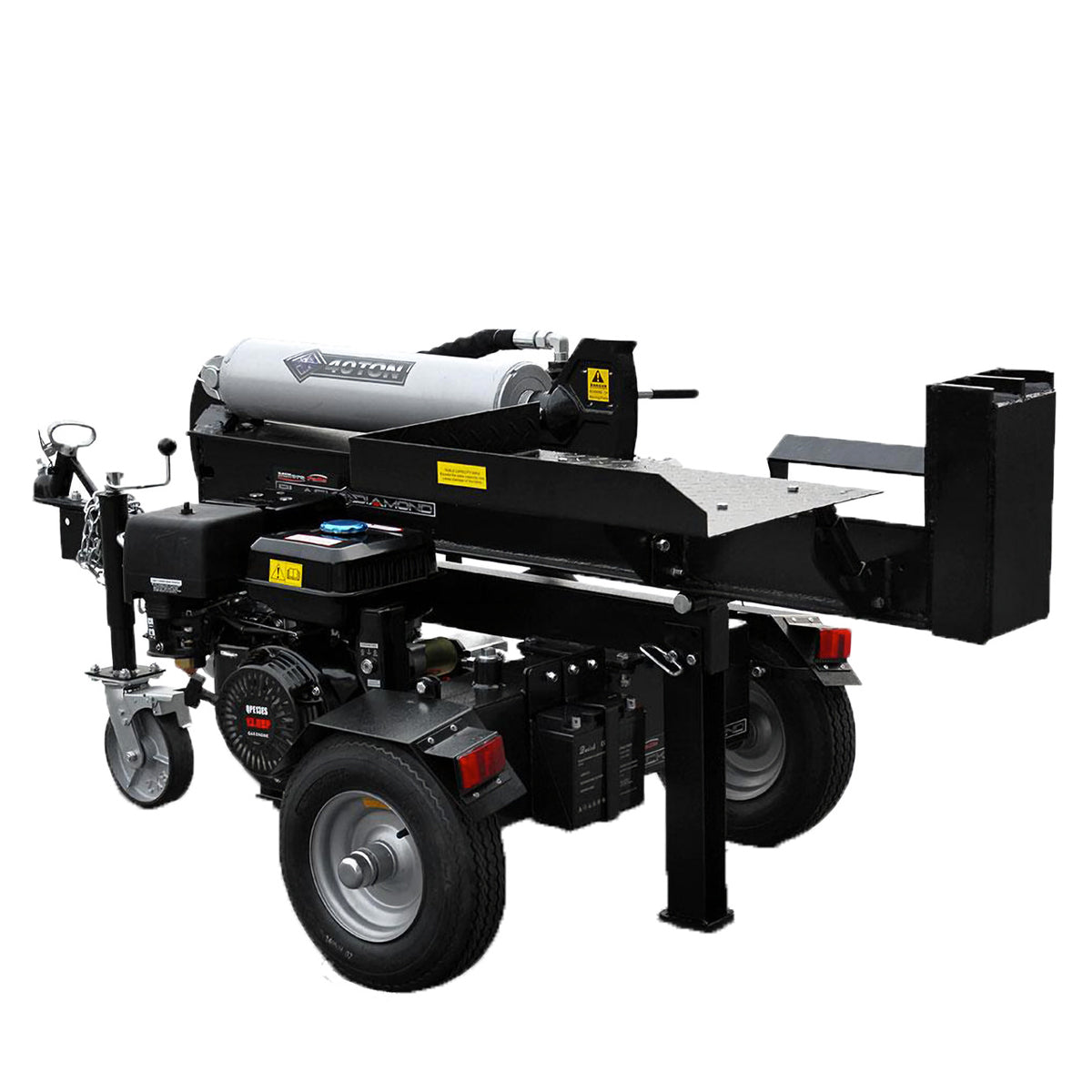 Black Diamond-Black Diamond 40 Ton Key Start Log Splitter - Electric Key Start, 40 Ton, 13HP engine, 40 ton capacity-Log Splitter-