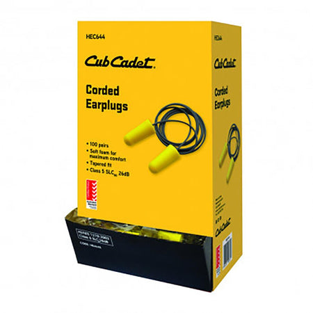 Cub Cadet-Cub Cadet PRO P C100 Corded Earplugs-Protective Equipment-