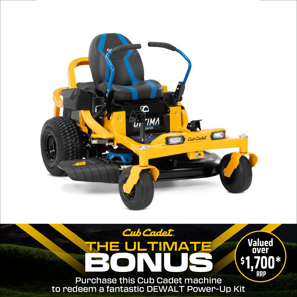 Cub Cadet-Cub Cadet ZT1 42 E Electric Zero Turn - 56V MAX 3000Wh Battery, 42in Steel Deck, 6yr Warranty!-Domestic Zero Turn Mower-
