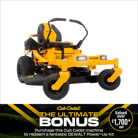 Cub Cadet-Cub Cadet Ultima ZT1 46 Zero Turn - 23HP Kawasaki Engine, 46" Deck, Zero-Turn Agility, Aeroforce deck design-Domestic Zero Turn Mower-