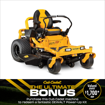 Cub Cadet-Cub Cadet Ultima ZT2 54 Zero Turn - 23HP V-Twin Kawasaki Engine, Zero-Turn Agility, Aeroforce 54" Deck Design-Domestic Zero Turn Mower-