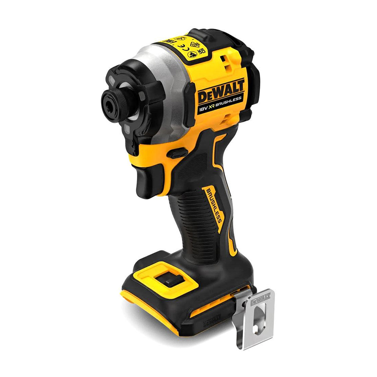 DeWALT-DeWALT 18V Compact Impact Driver - Compact 18V impact driver, 205Nm torque, Precision Drive, LED "Halo" ring-Impact Driver-