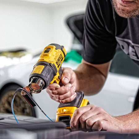 DeWALT-DeWALT 18V XR Li-Ion Heat Gun - Cordless heat gun for on-site applications, 530°C max, compact design-Heat Gun-