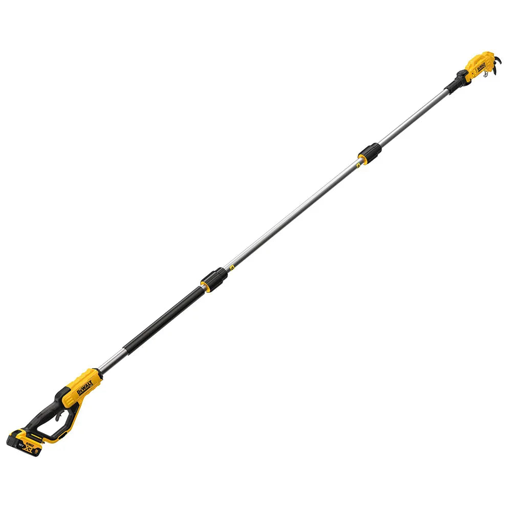 DeWALT-DeWALT 18V XR Pole Pruner - Lightweight aluminium pole, class leading ergonomics, 38mm cutting capacity, and 2,715 cuts per charge.-Pole Pruner-