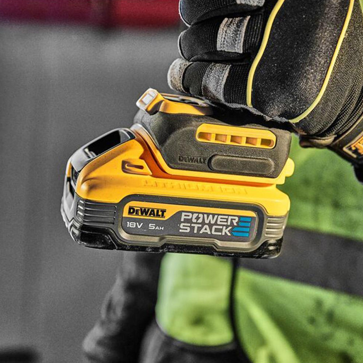 DeWALT-DeWALT 18V XR POWERSTACK 5A Battery - 50% more power = Faster speeds with POWERSTACK 18V XR technology!-Battery-
