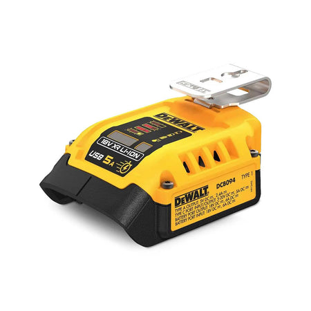 DeWALT-DeWALT 18V XR USB-C PD Charger Kit - Bi-directional USB PD, 100W, charges 18V batteries & powers USB devices-Battery Charger Kit-