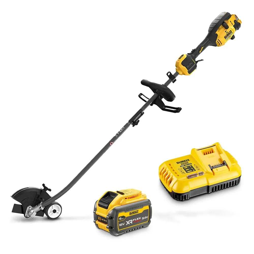 DeWALT-DeWALT 54V XR FLEXVOLT Edger 9Ah Kit - A high-performance landscaping solution built for versatility and power.-Edger-