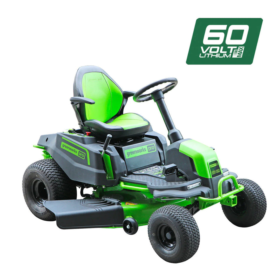 Greenworks-Greenworks 60V 42in Electric Ride On Mower - perfect for large lawns!-Domestic Ride On Mower-