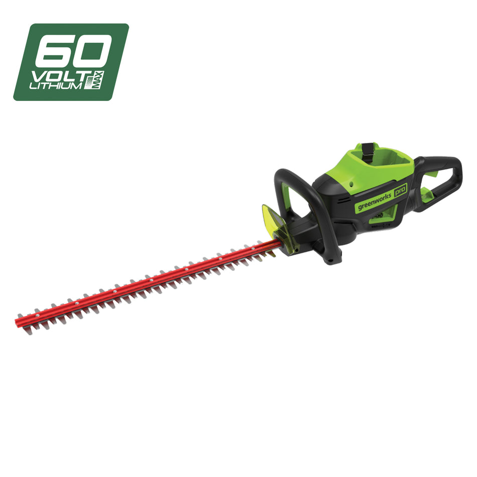 Greenworks-Greenworks 60V Hedge Trimmer - 60V hedge trimmer is a lightweight yet exceptionally powerful unit designed-Battery Hedge Trimmer-