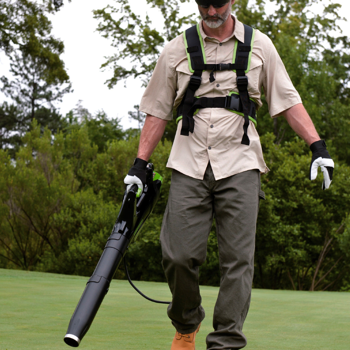 Greenworks-Greenworks Blower Harness And Cord - Harness and Cord accessory for Greenworks 82V Dedicated Battery Blower-Blower Harness-