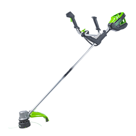 Greenworks-Greenworks 82TB20 82V 18″ Bike Handle Trimmer [2111907AU] - Uses true intelligent power to automatically adjust to varying conditions.-Battery Grass Trimmer-