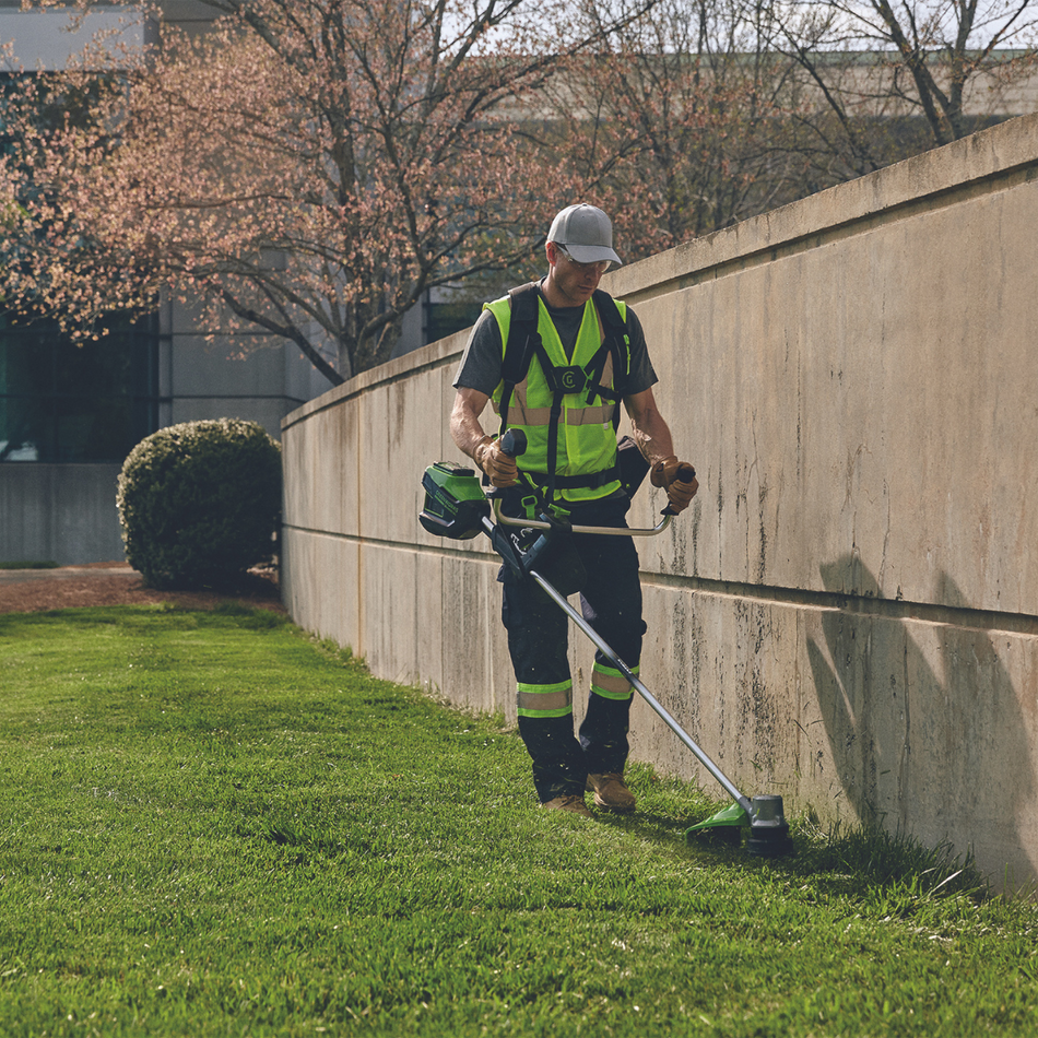 Greenworks-Greenworks 82TB20 82V 18″ Bike Handle Trimmer [2111907AU] - Uses true intelligent power to automatically adjust to varying conditions.-Battery Grass Trimmer-