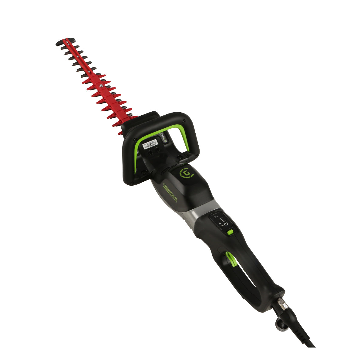 Greenworks-Greenworks 82V Hedge Trimmer (Skin) - 82V Trimmer with 26" blade, 4300 strokes per minute, 180° rotating handle-Battery Hedge Trimmer Skin-