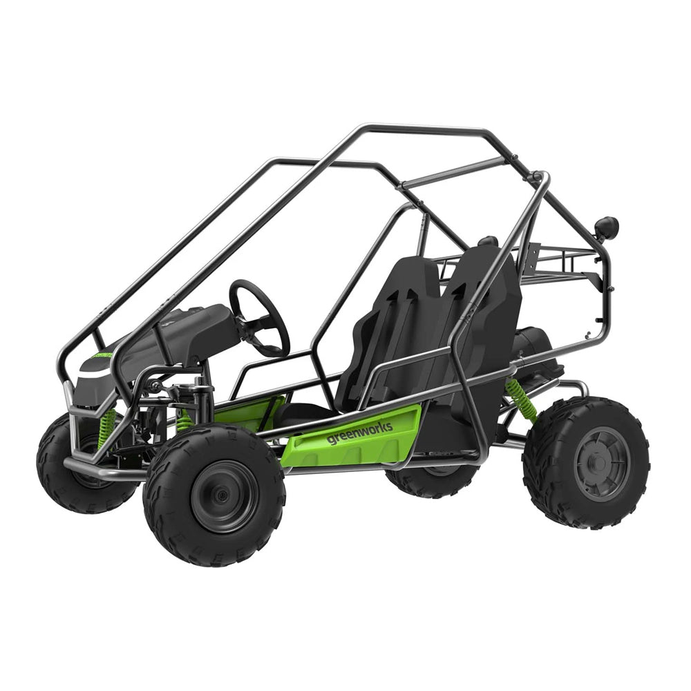 Greenworks-Greenworks 60V STEALTH Series All-Terrain 2-Seat Electric Youth Go-Kart-Go-Kart-