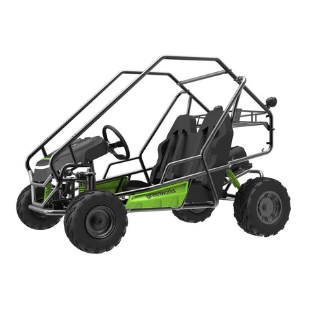 Greenworks-Greenworks 60V STEALTH Series All-Terrain 2-Seat Electric Youth Go-Kart-Go-Kart-